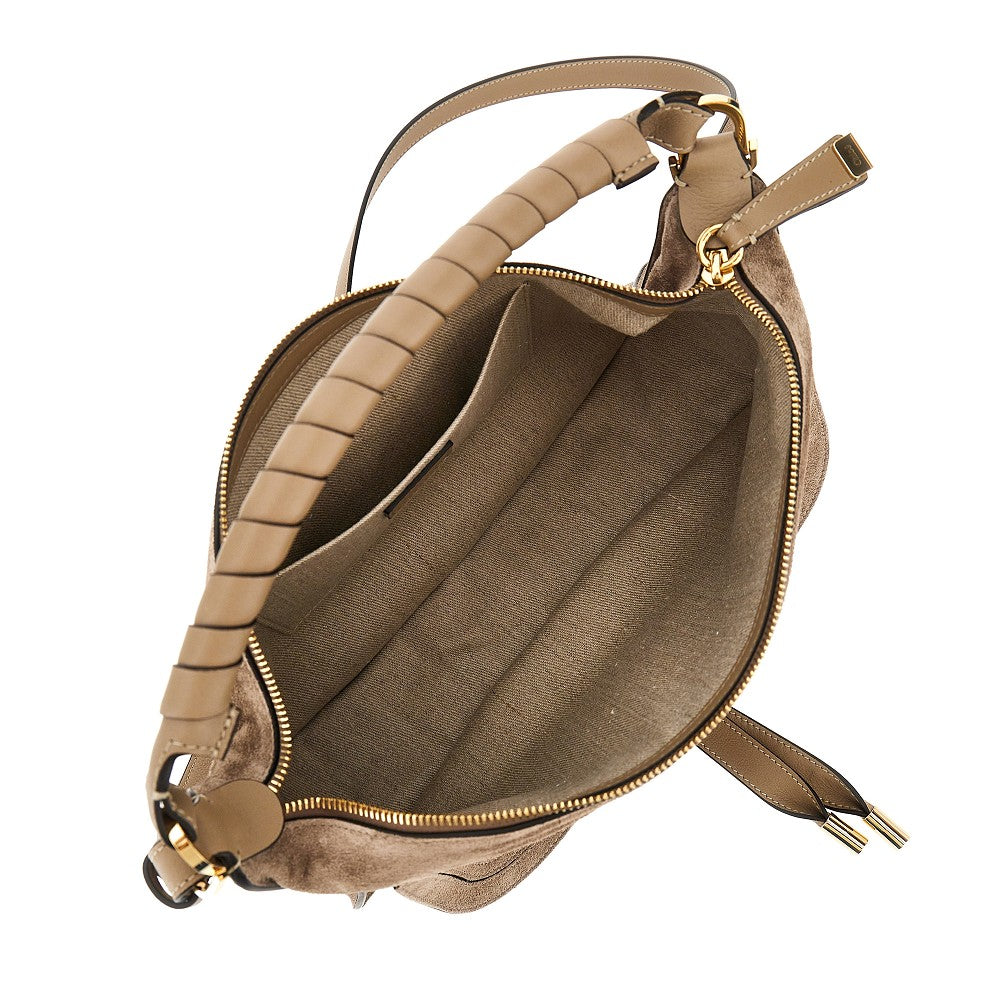 Borsa a spalla 'Marcie' piccola in suede