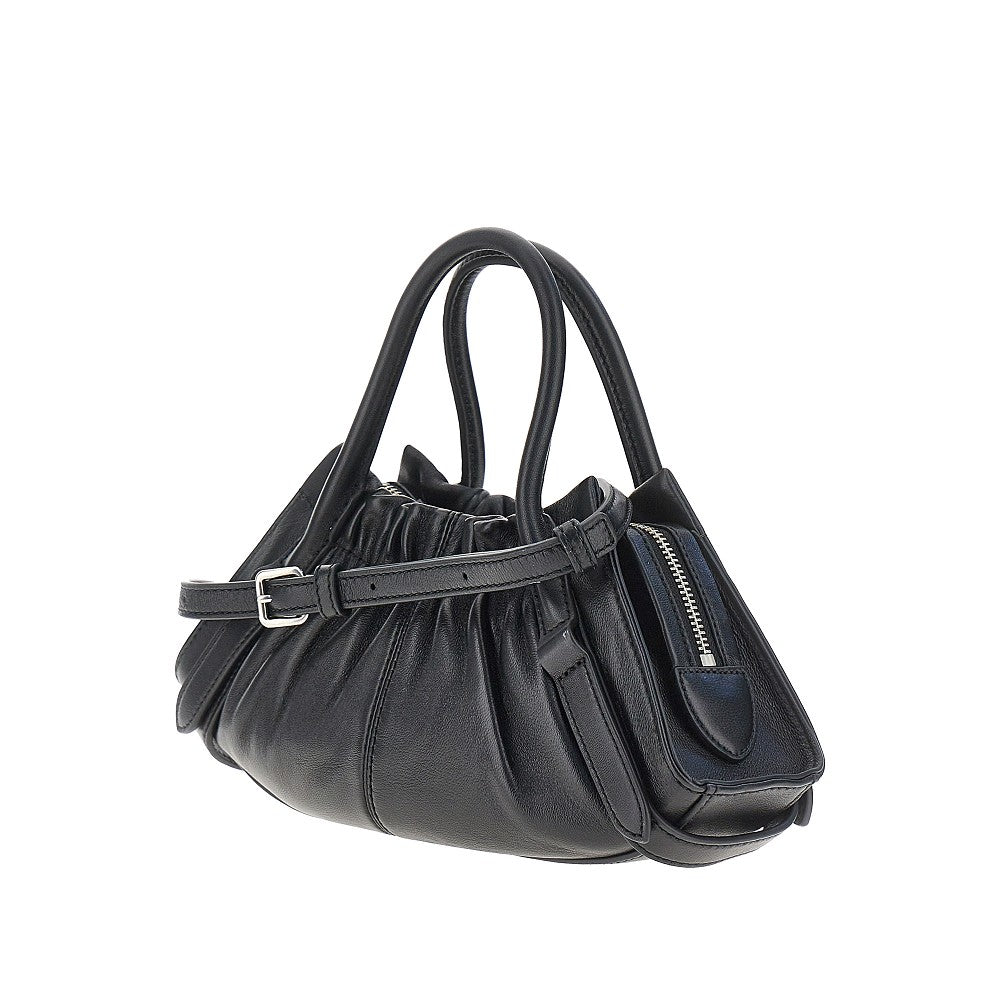 Small 'Cristina Satchel' nappa leather bag