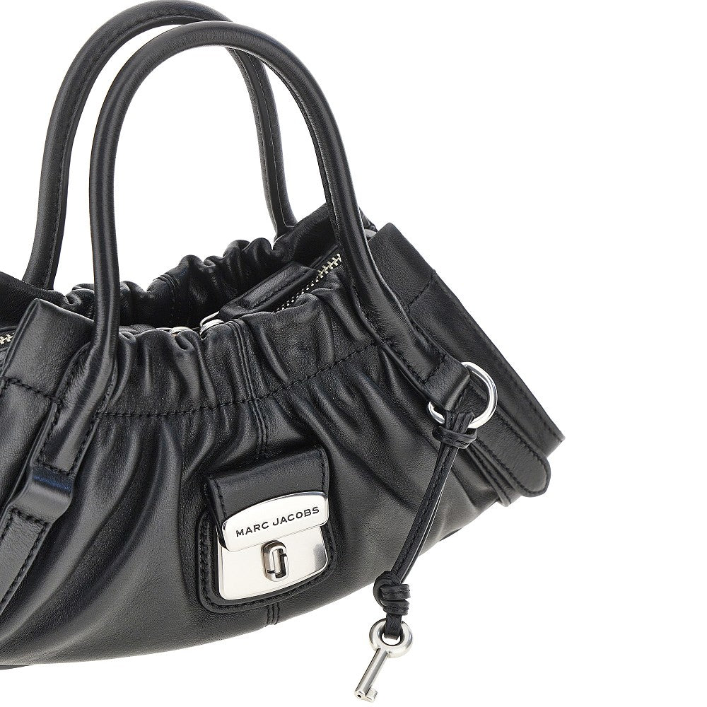 Small 'Cristina Satchel' nappa leather bag