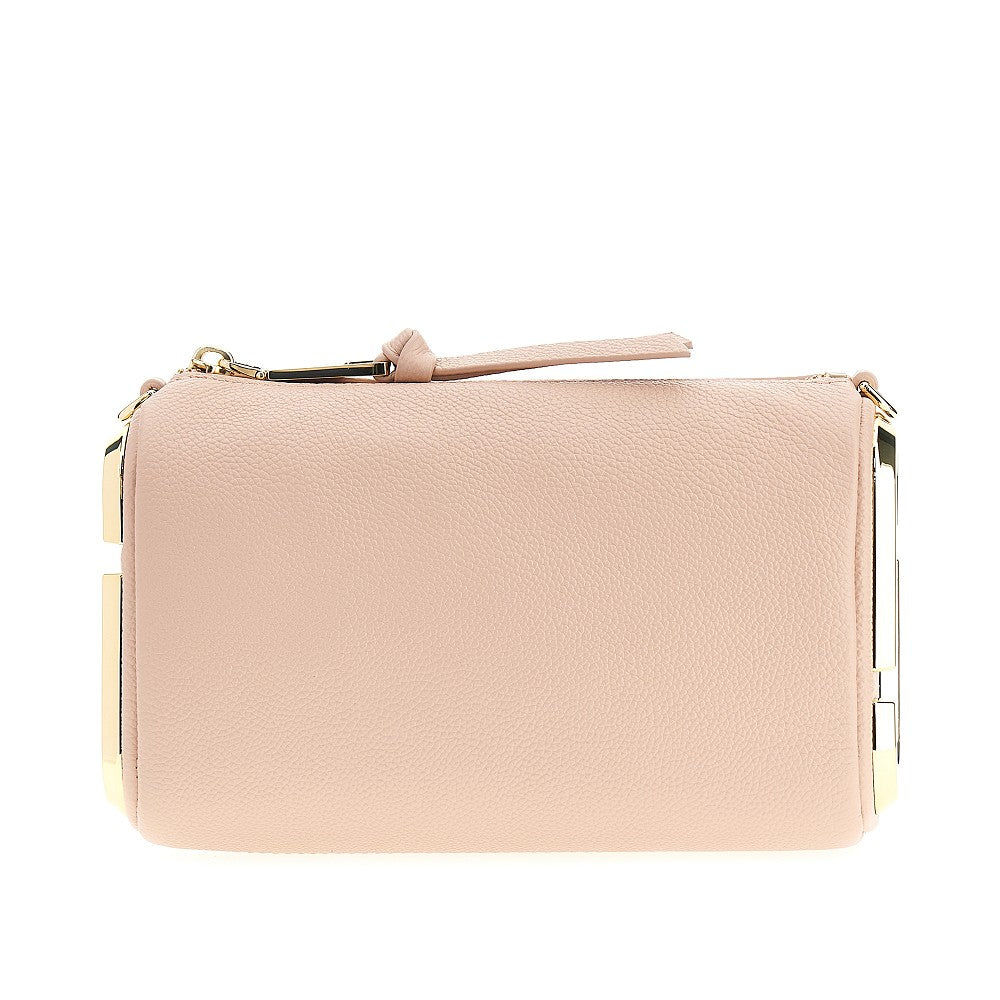 'The Snapshot' grained leather shoulder bag