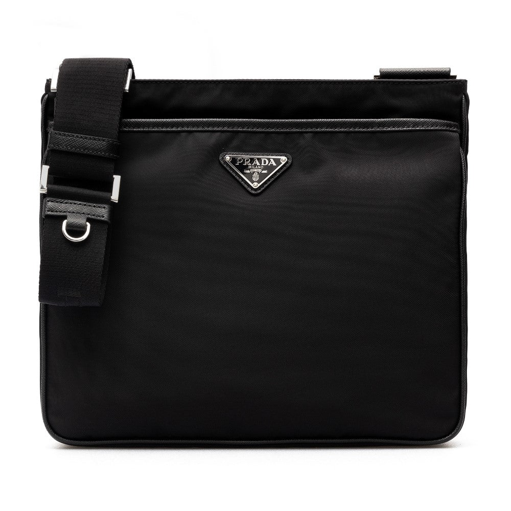 Borsa a tracolla in Re-Nylon