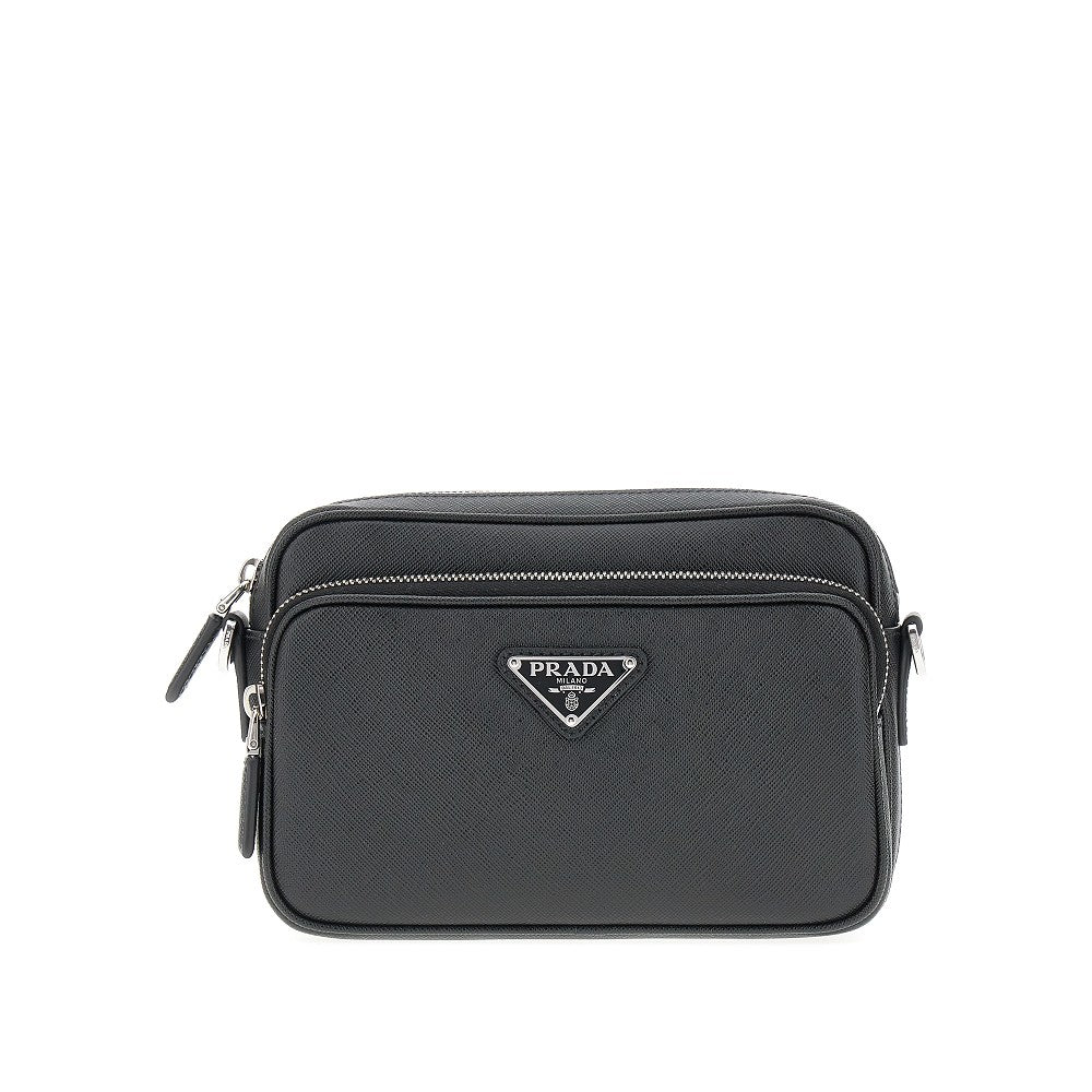 Borsa a tracolla in pelle Saffiano