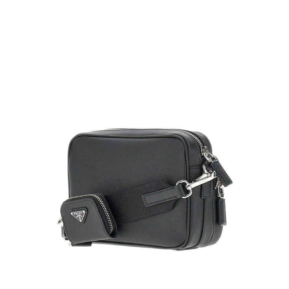 Borsa a tracolla in pelle Saffiano