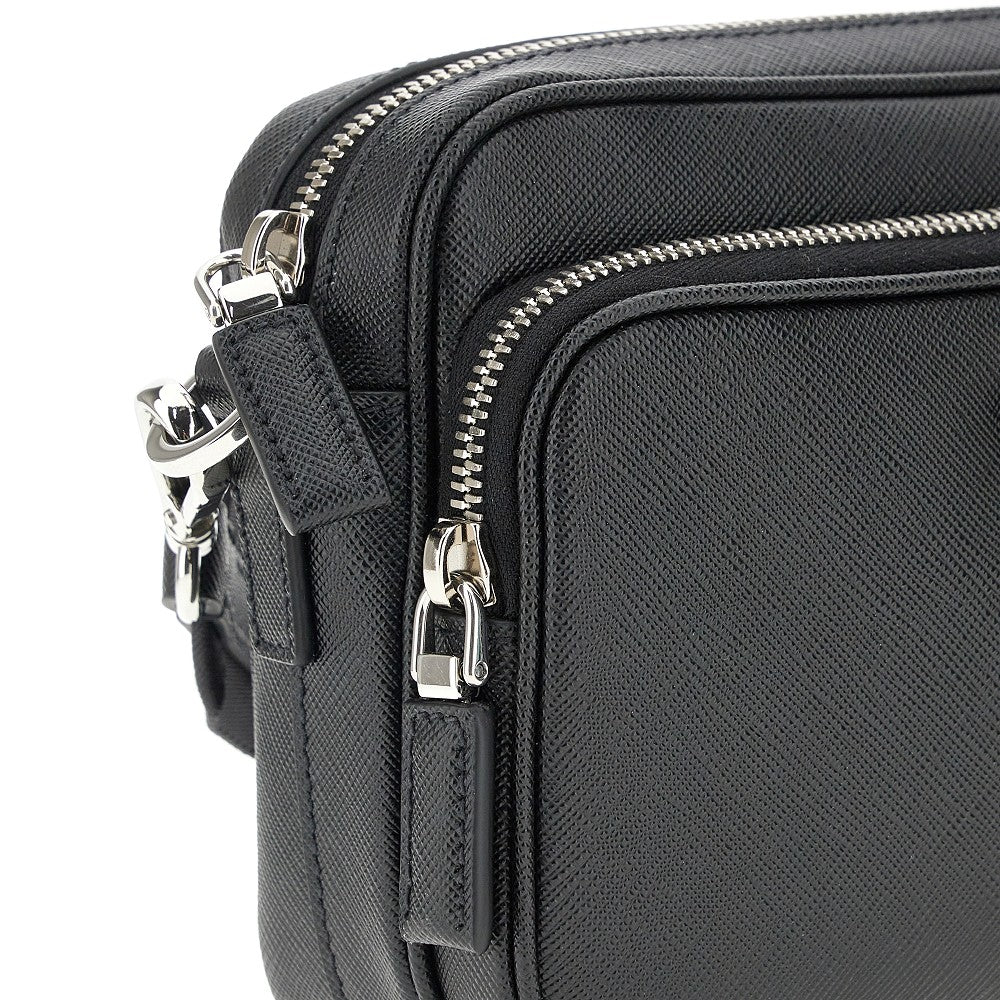 Borsa a tracolla in pelle Saffiano