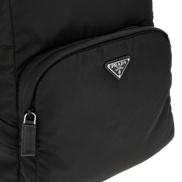 Zaino in Re-Nylon e pelle Saffiano