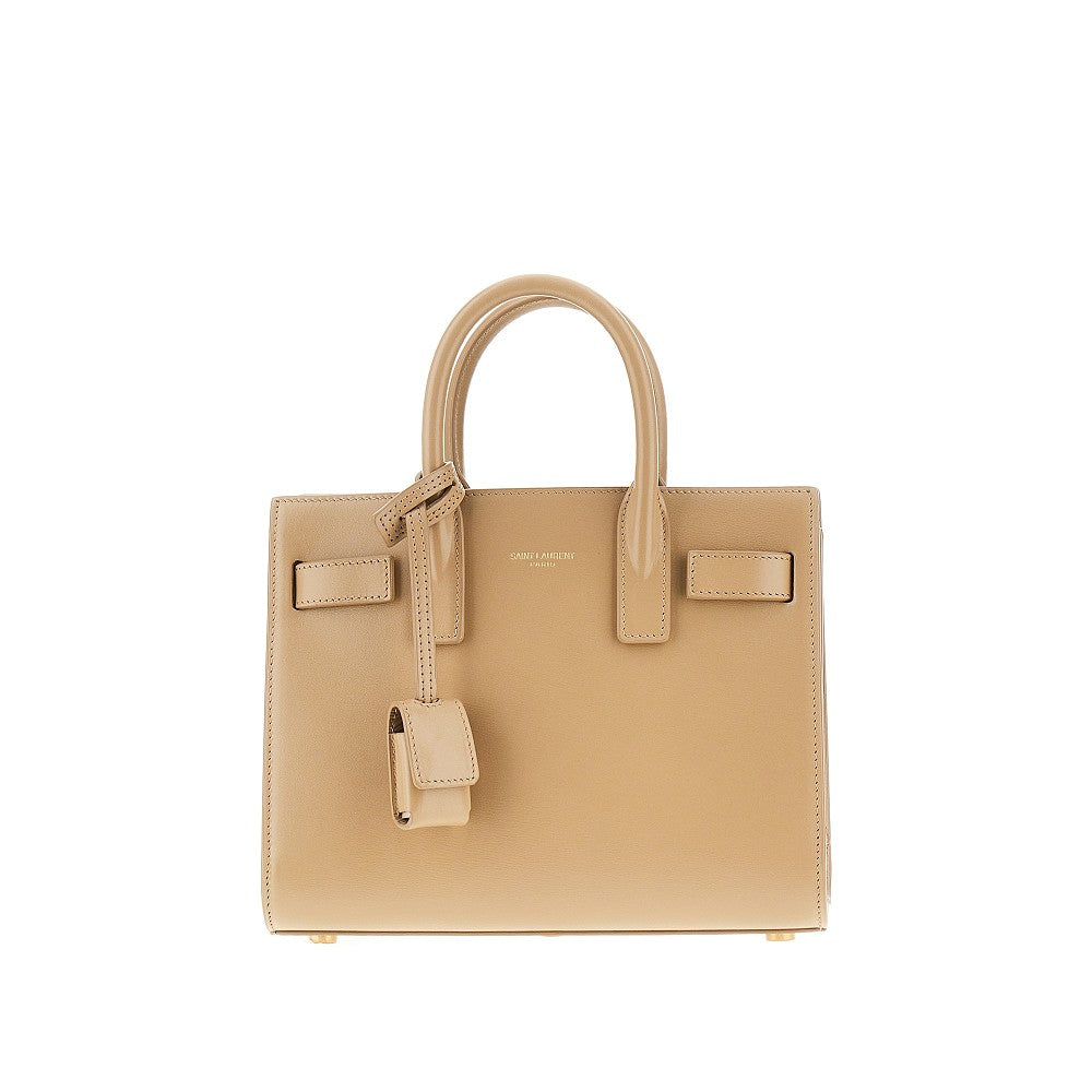 Leather nano Sac de Jour bag