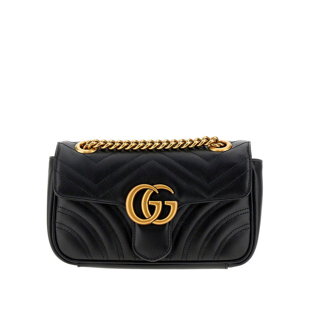 Matelassè leather GG Marmont mini bag