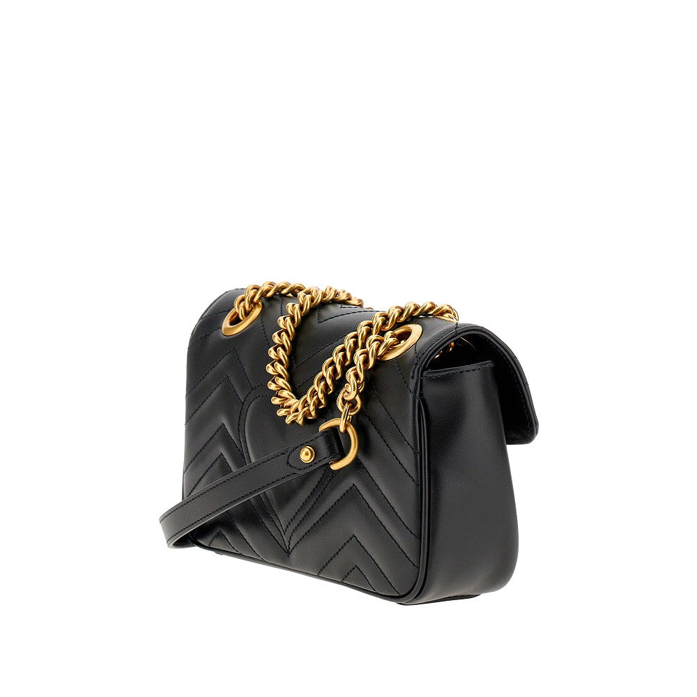 Matelassè leather GG Marmont mini bag