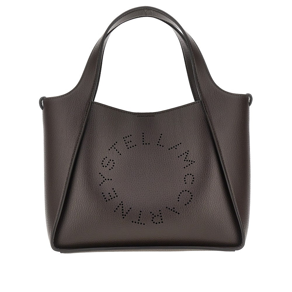 Grained vegan leather 'Stella Logo' bag