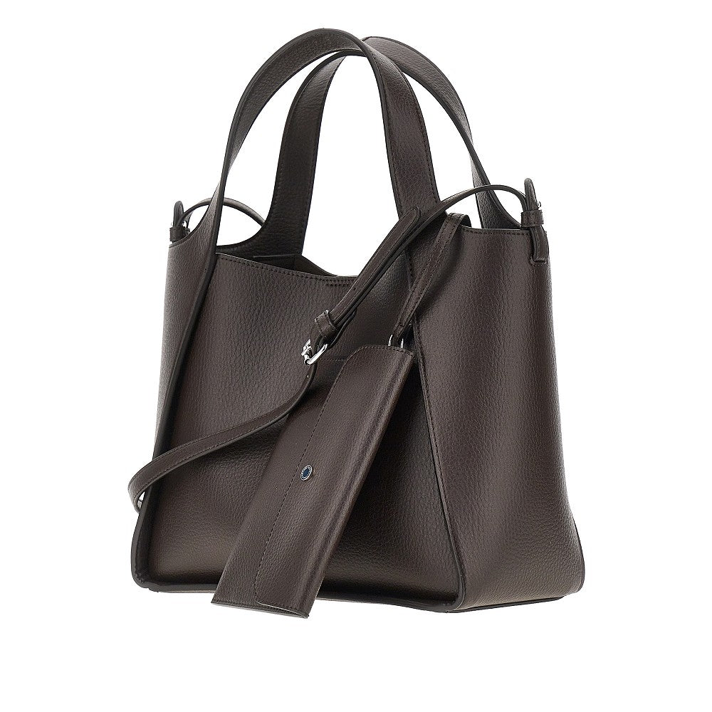 Grained vegan leather 'Stella Logo' bag