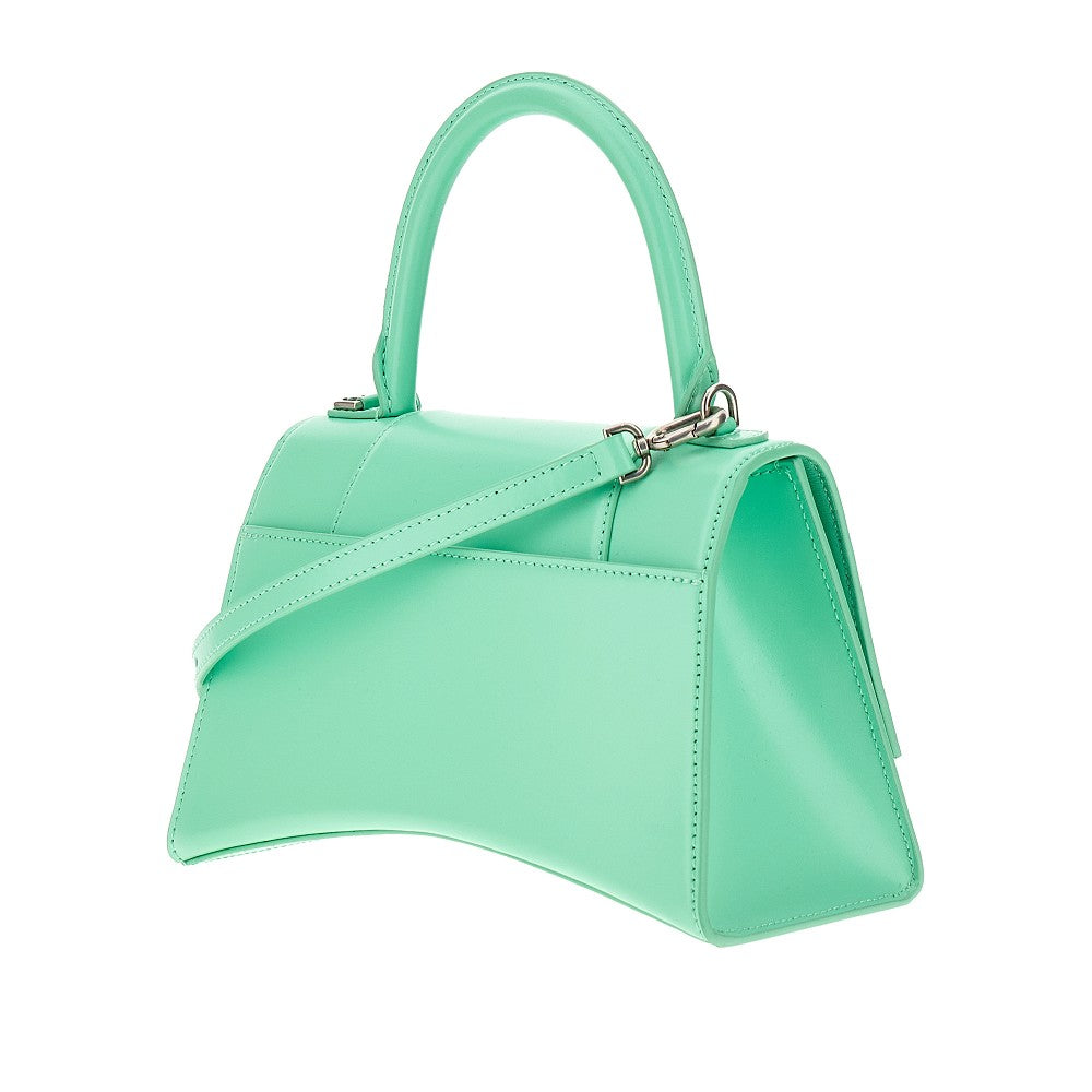 Borsa Hourglass piccola in pelle