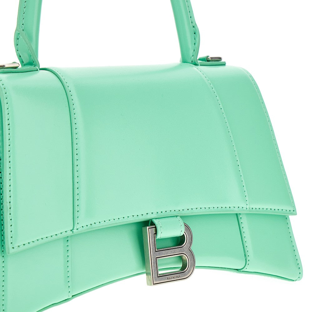 Borsa Hourglass piccola in pelle