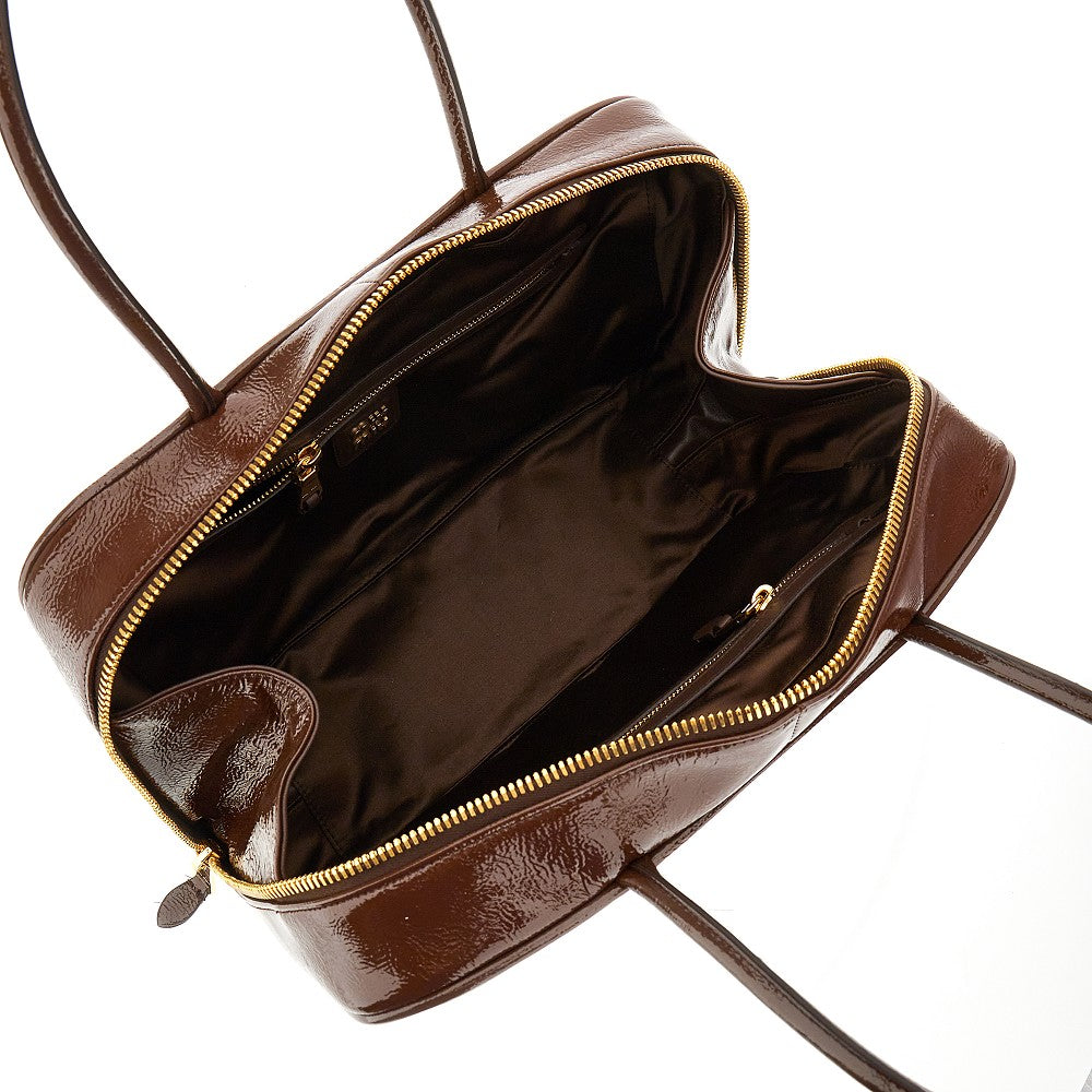 Borsa &#39;Beau&#39; in pelle verniciata