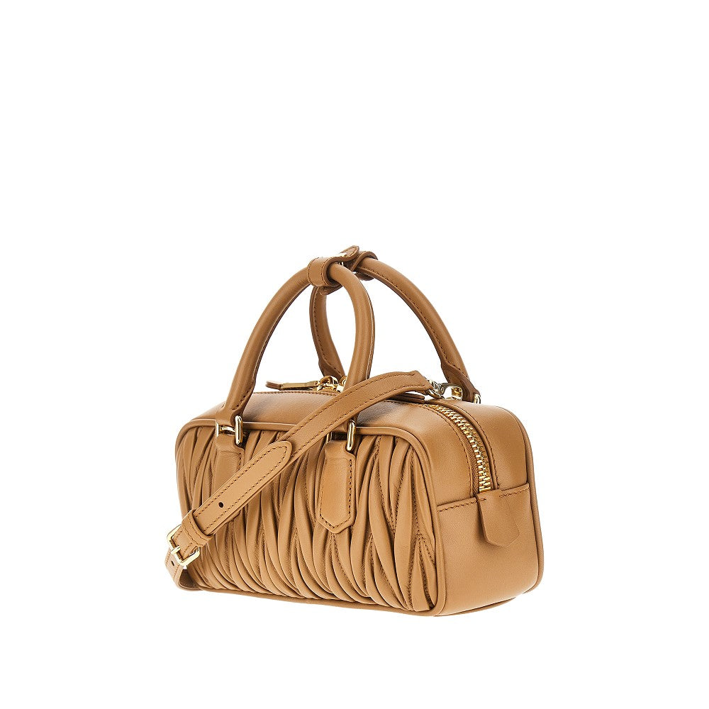 Matelassé nappa leather small 'Arcadie' bag