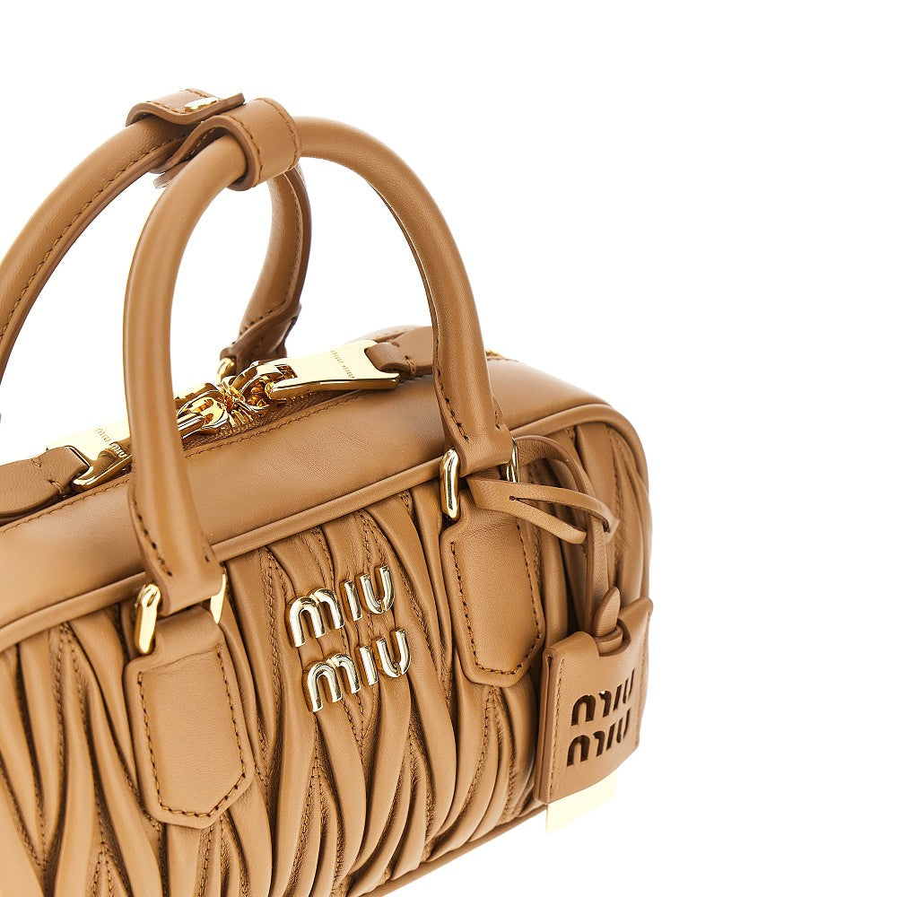 Matelassé nappa leather small &#39;Arcadie&#39; bag