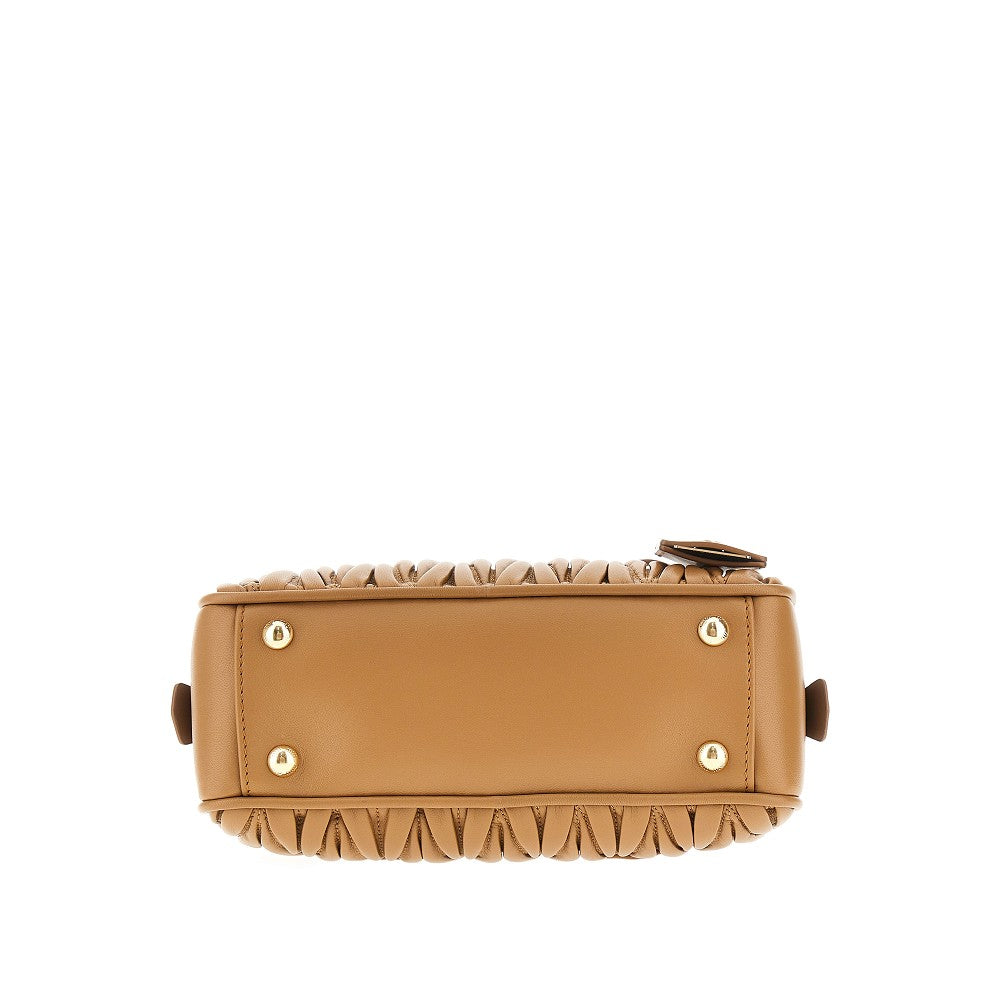 Matelassé nappa leather small 'Arcadie' bag