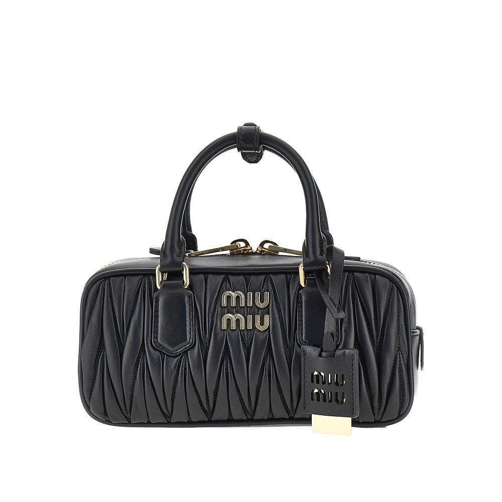 Matelassé nappa leather small 'Arcadie' bag