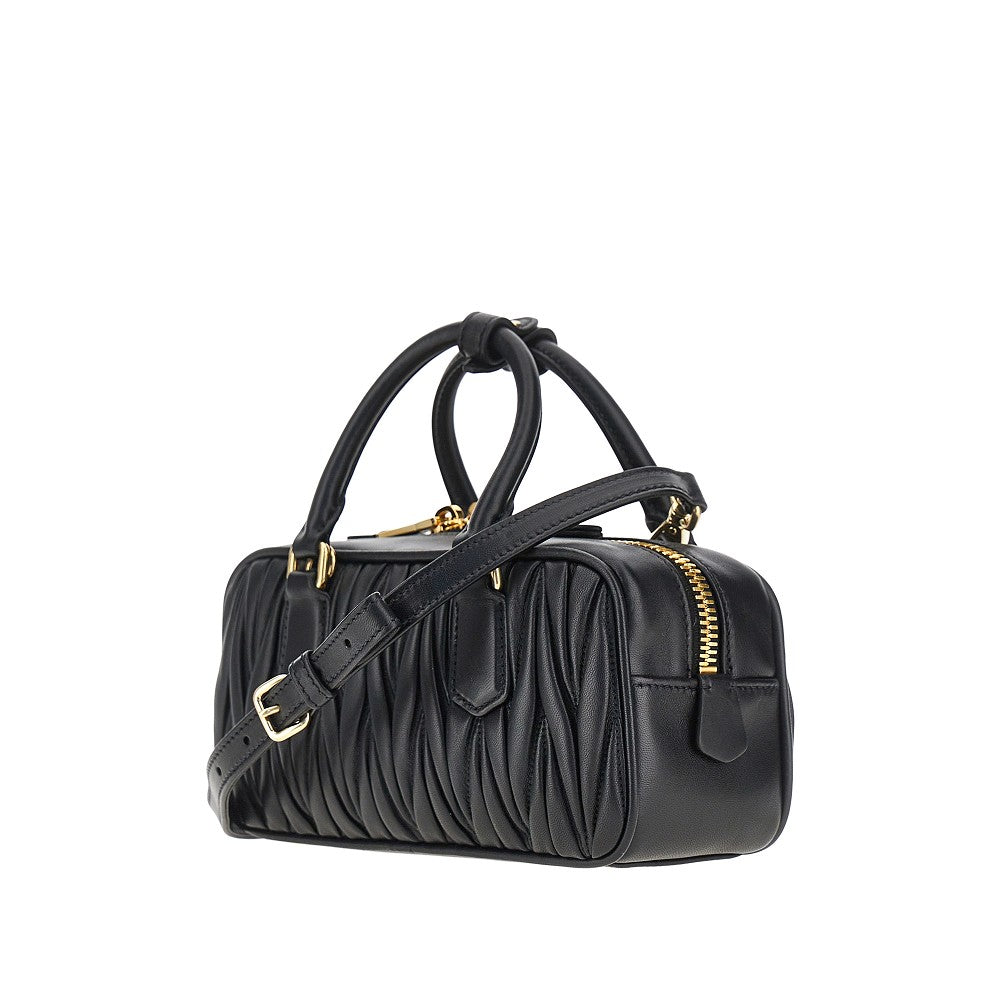 Matelassé nappa leather small 'Arcadie' bag