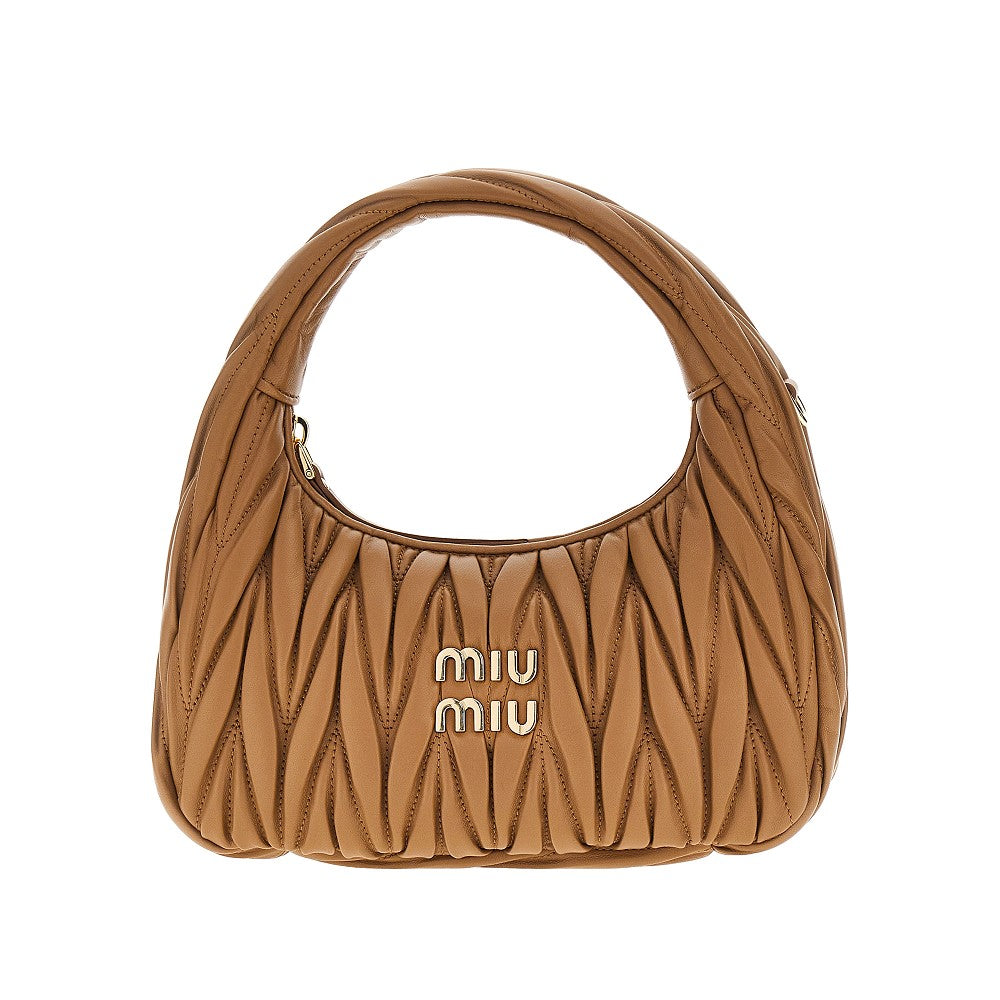 Small Miu Wander hobo bag