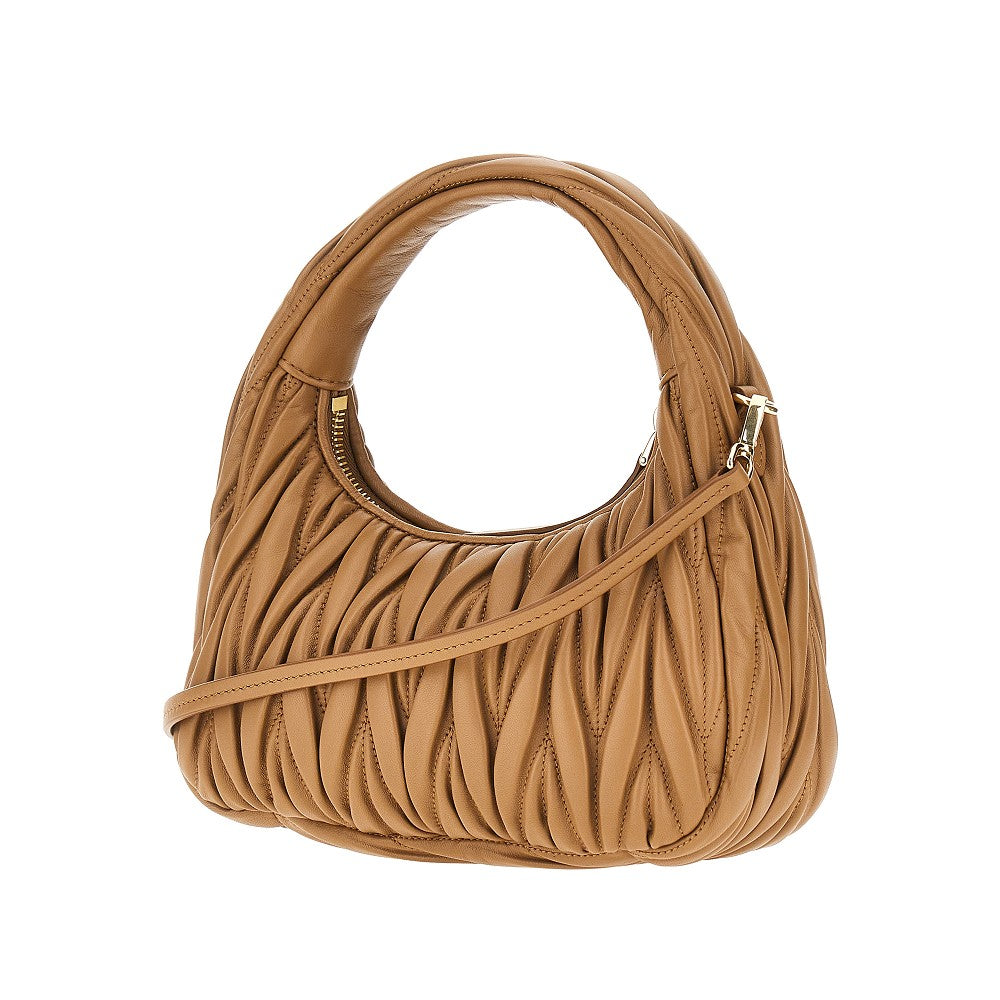 Small Miu Wander hobo bag