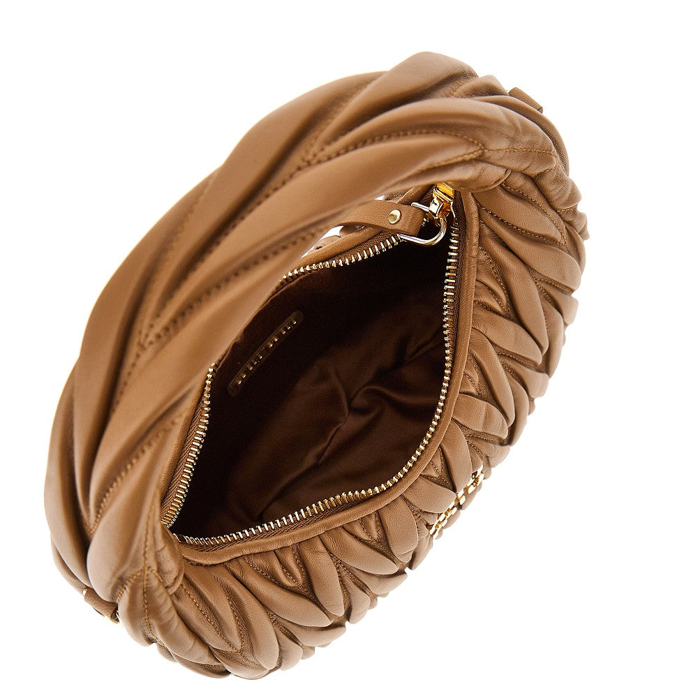 Small Miu Wander hobo bag