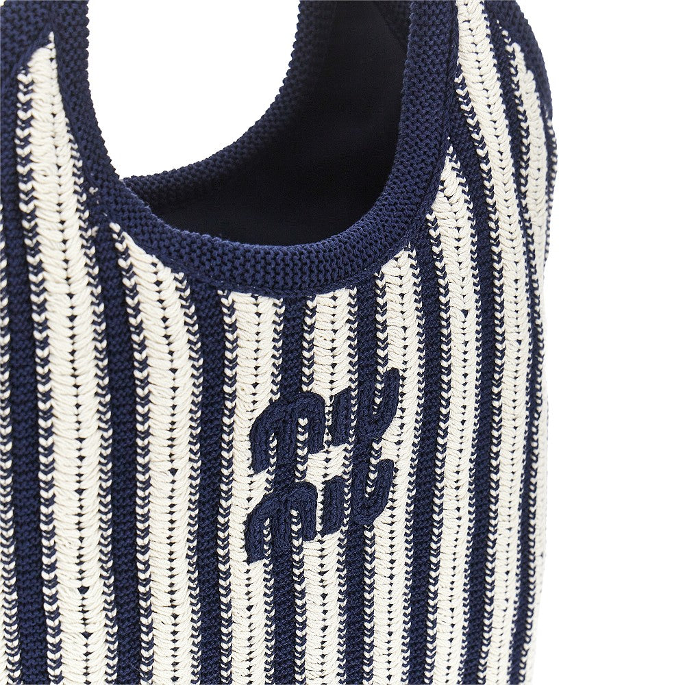 'Ivy' crochet cotton tote bag