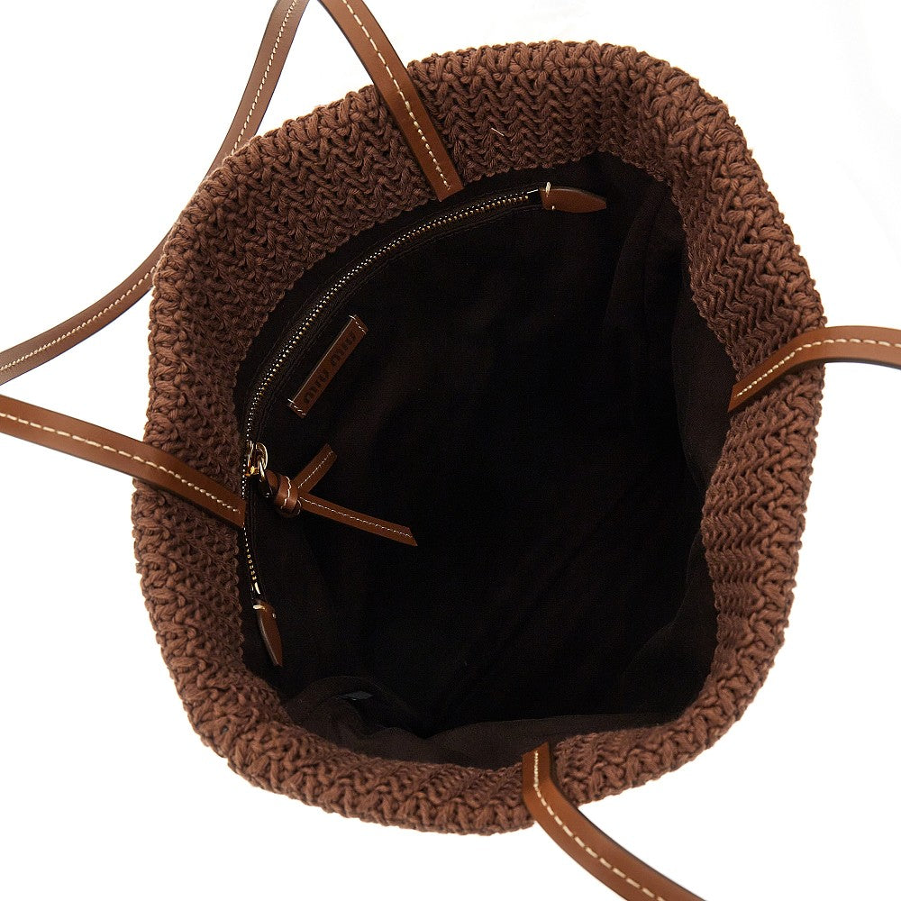 Tote bag in filati intrecciati