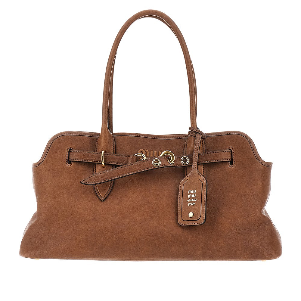 Nappa leather large 'Aventure' bag