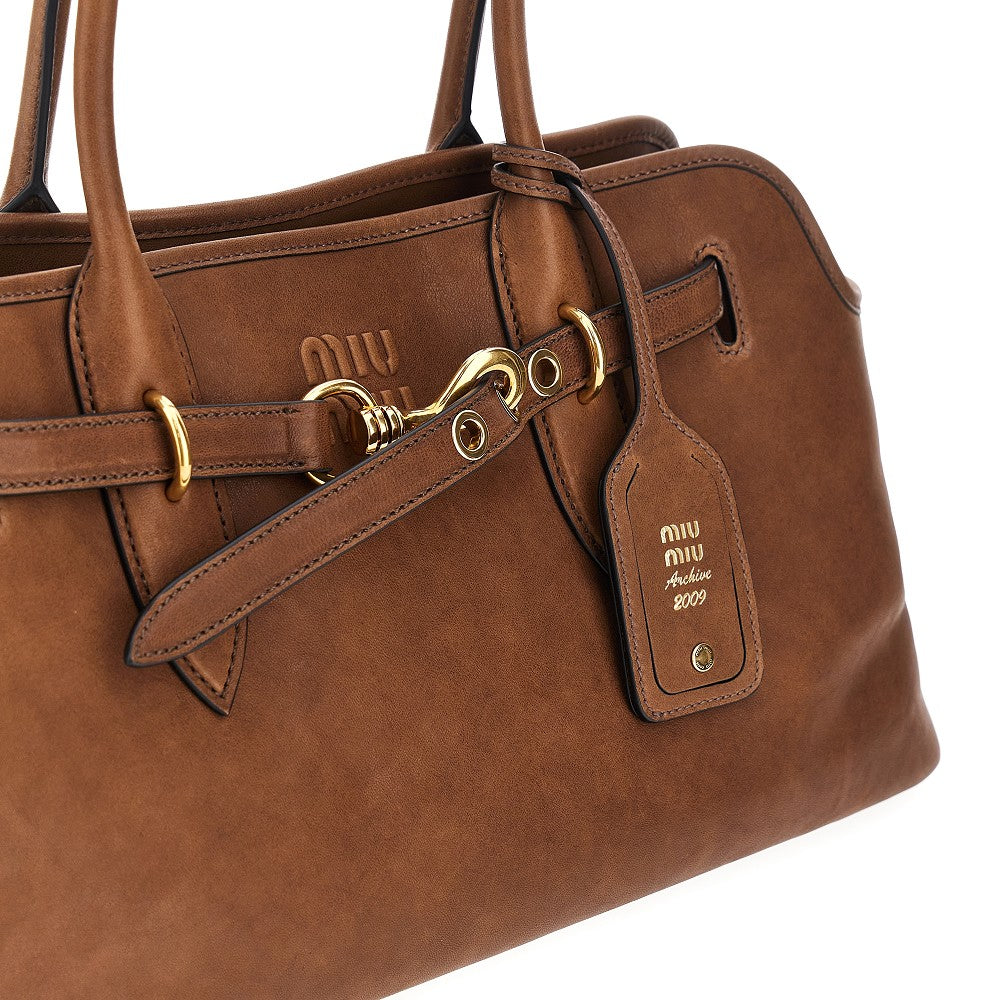 Nappa leather large 'Aventure' bag