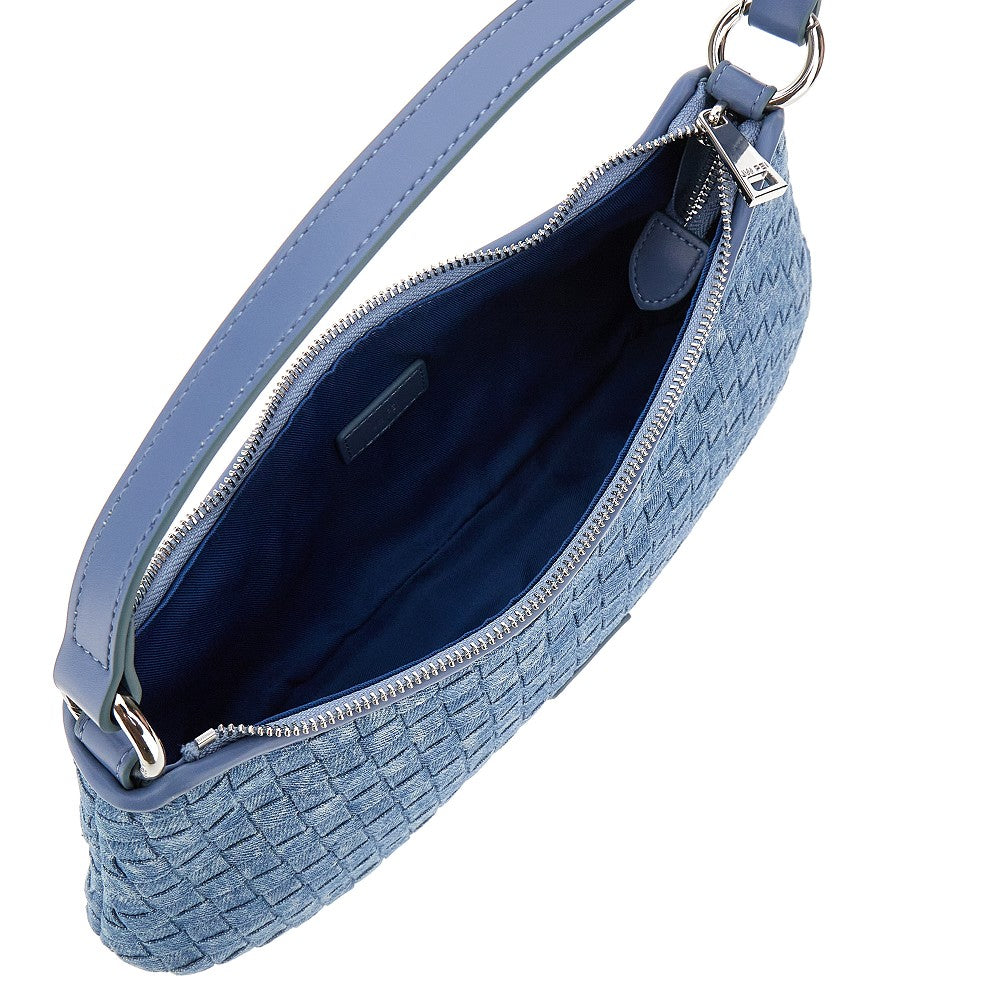 Denim 'Lily' shoulder bag
