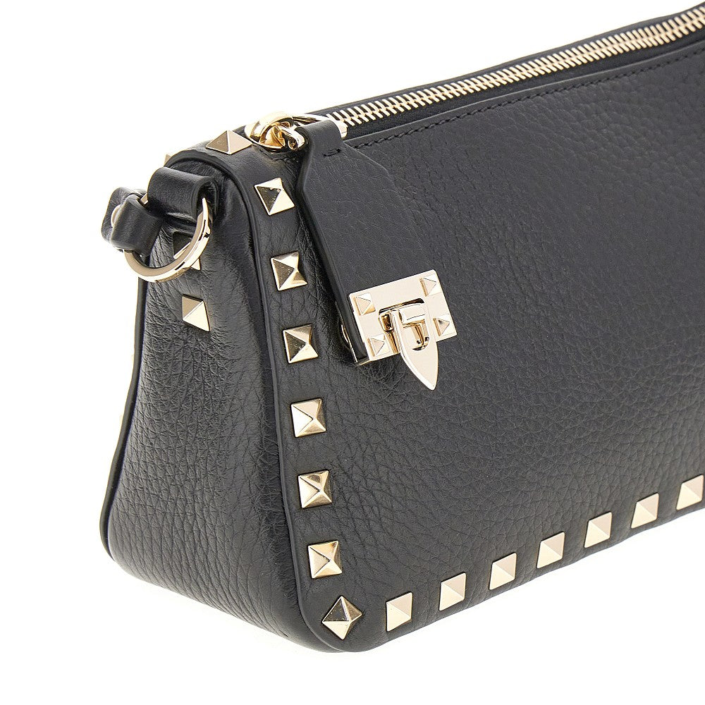 Grained leather 'Rockstud' small bag