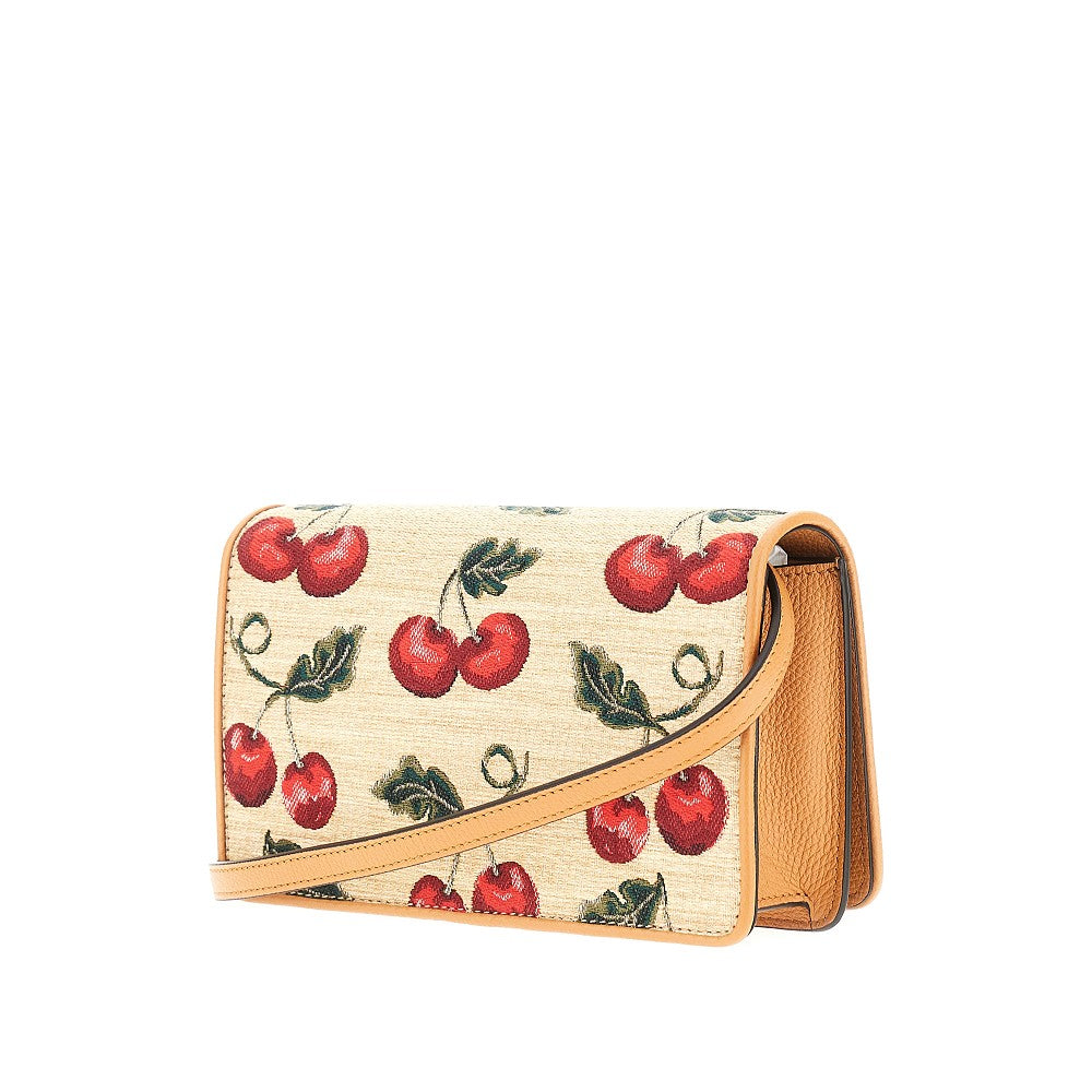Shoulder bag with &#39;Cherryfic&#39; motif