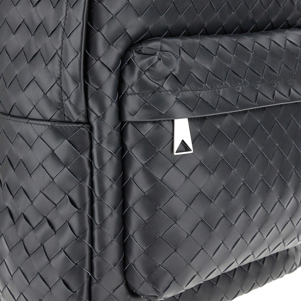Intrecciato leather medium backpack