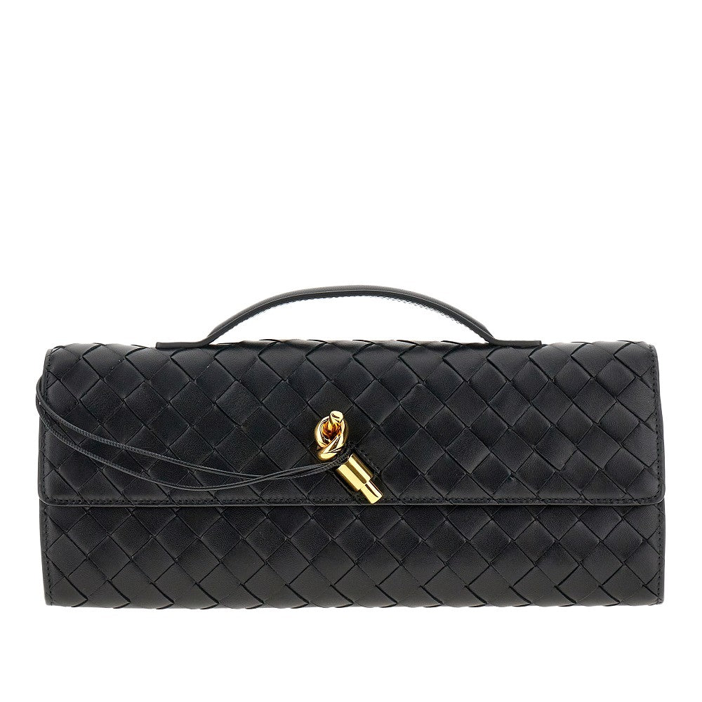 'Andiamo' nappa leather clutch
