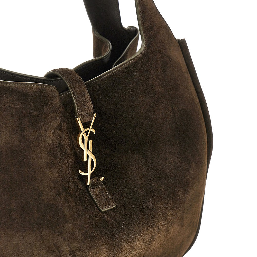 Suede leather 'Bea' shopping bag