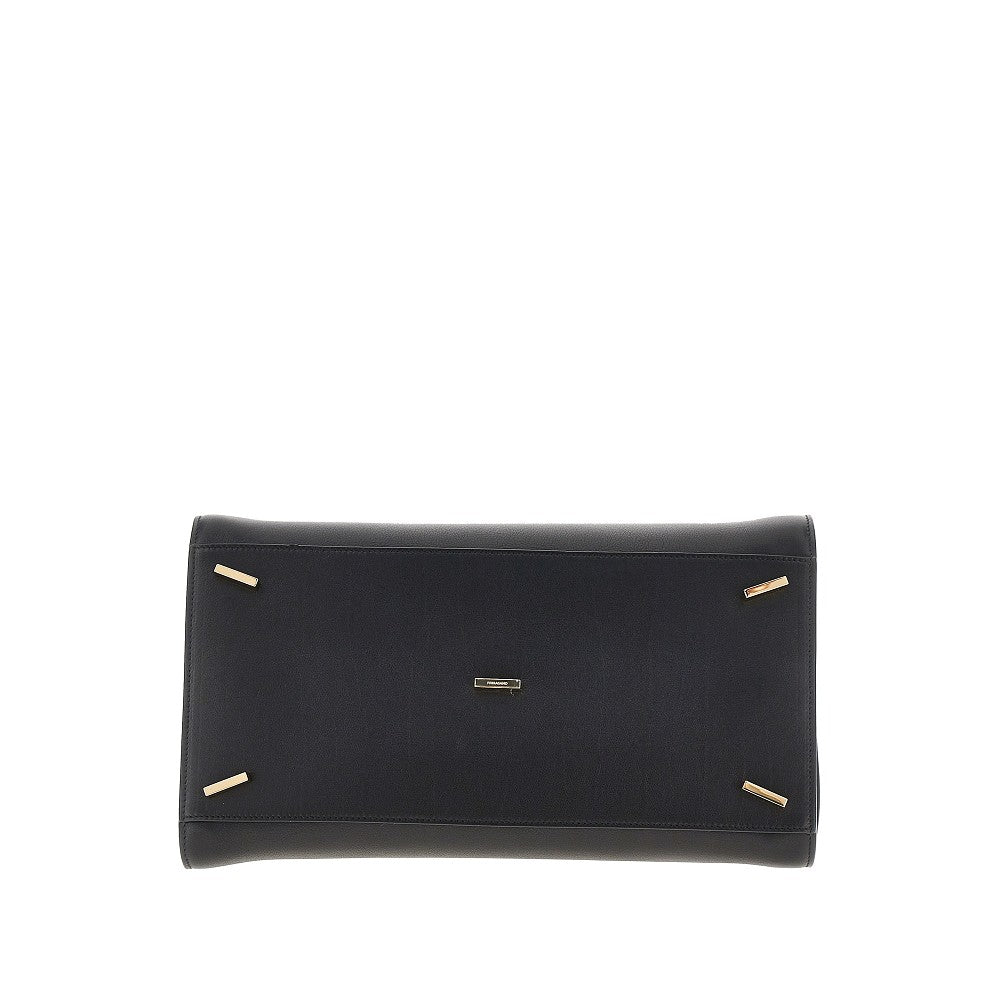 Leather medium 'Hug' bag
