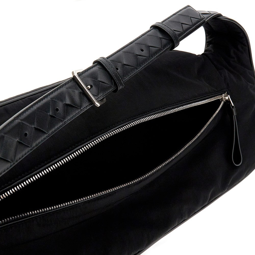Nylon crossbody belt bag