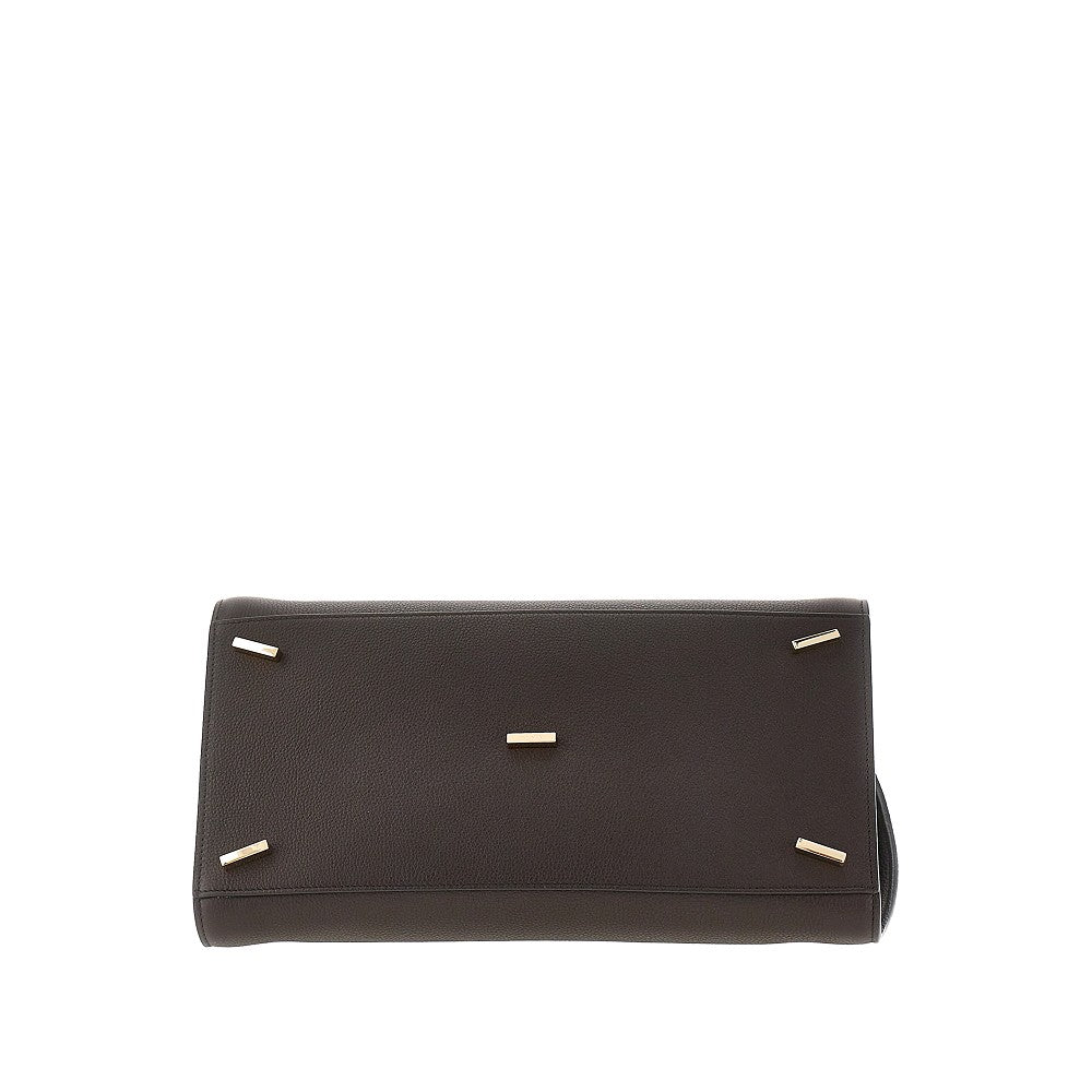 'Hug' grained leather bag