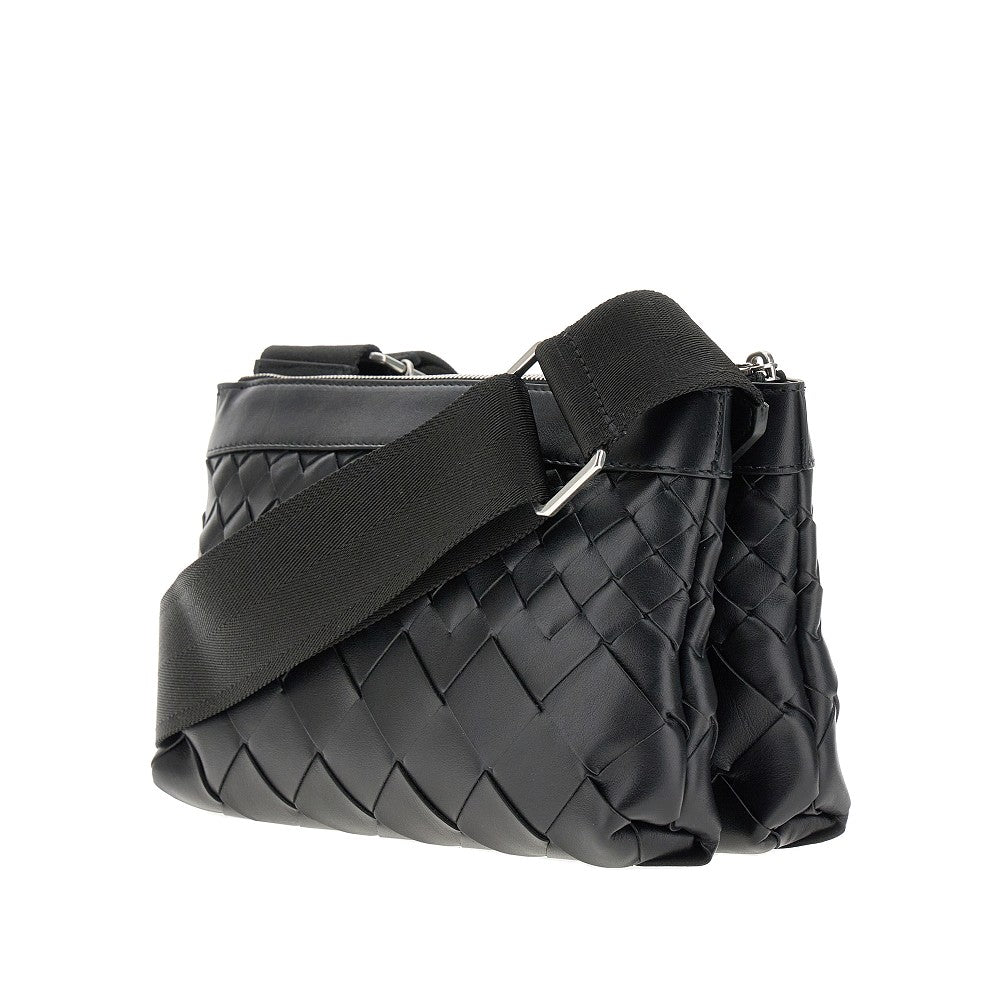Intrecciato leather &#39;Duo&#39; bag