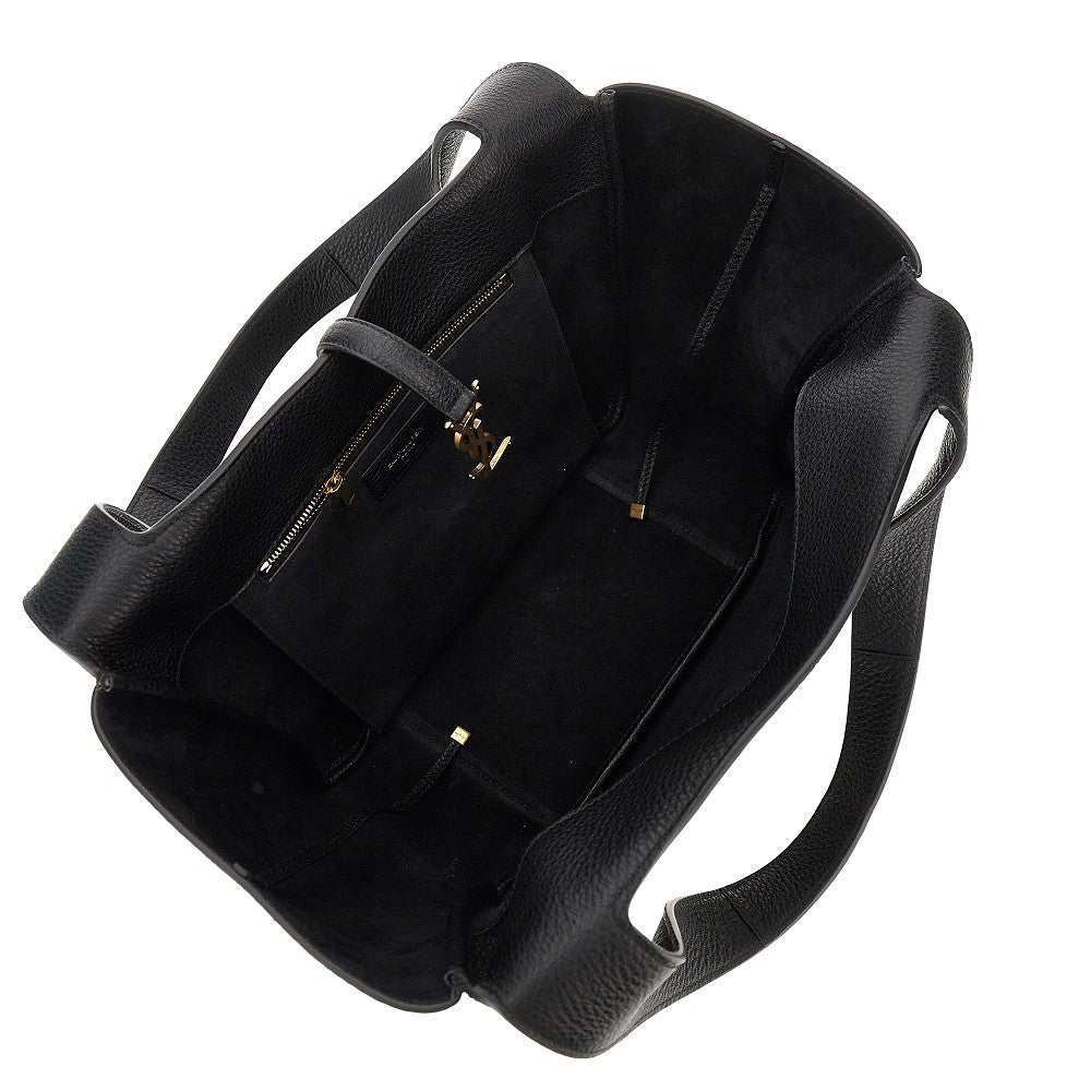 Grained leather small 'Le 5 à 7' bag
