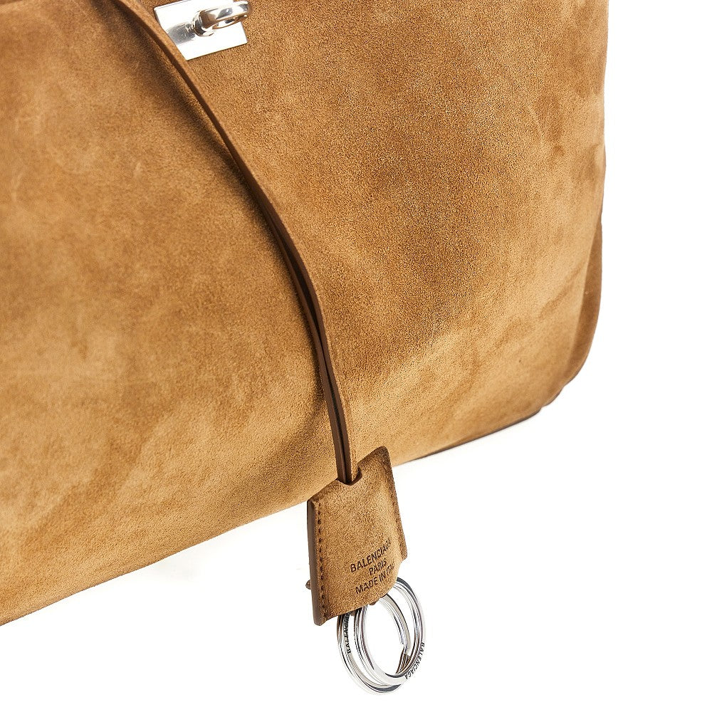Borsa 'Rodeo' media in pelle scamosciata