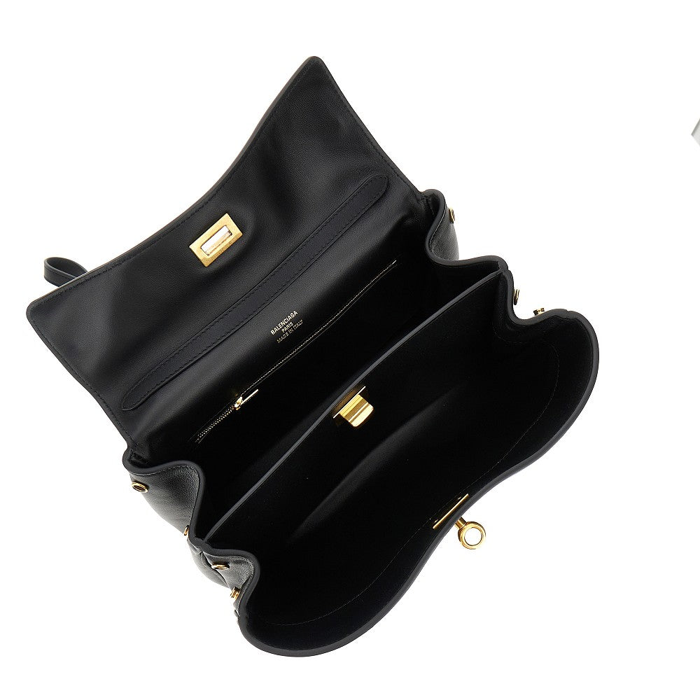 Smooth leather small 'Rodeo' bag