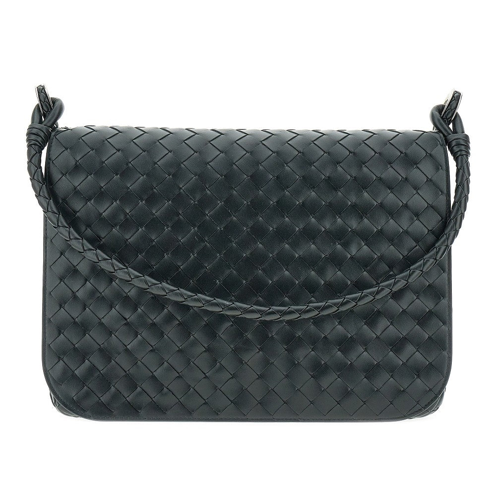 Intrecciato leather crossbody bag
