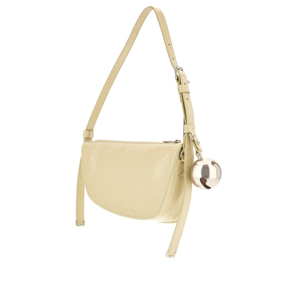 Glossy leather mini &#39;Shield&#39; bag