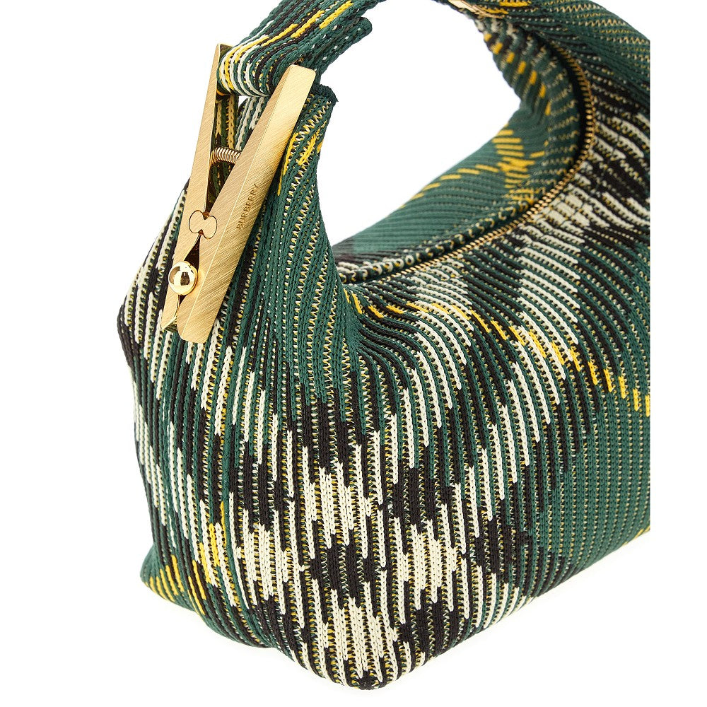 Mini &#39;Peg&#39; knitted bag