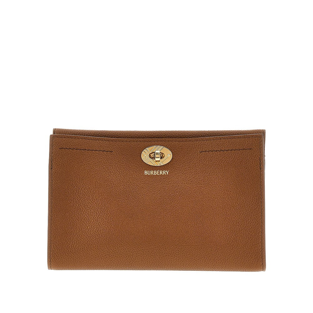 Leather 'Hazel' pouch with strap