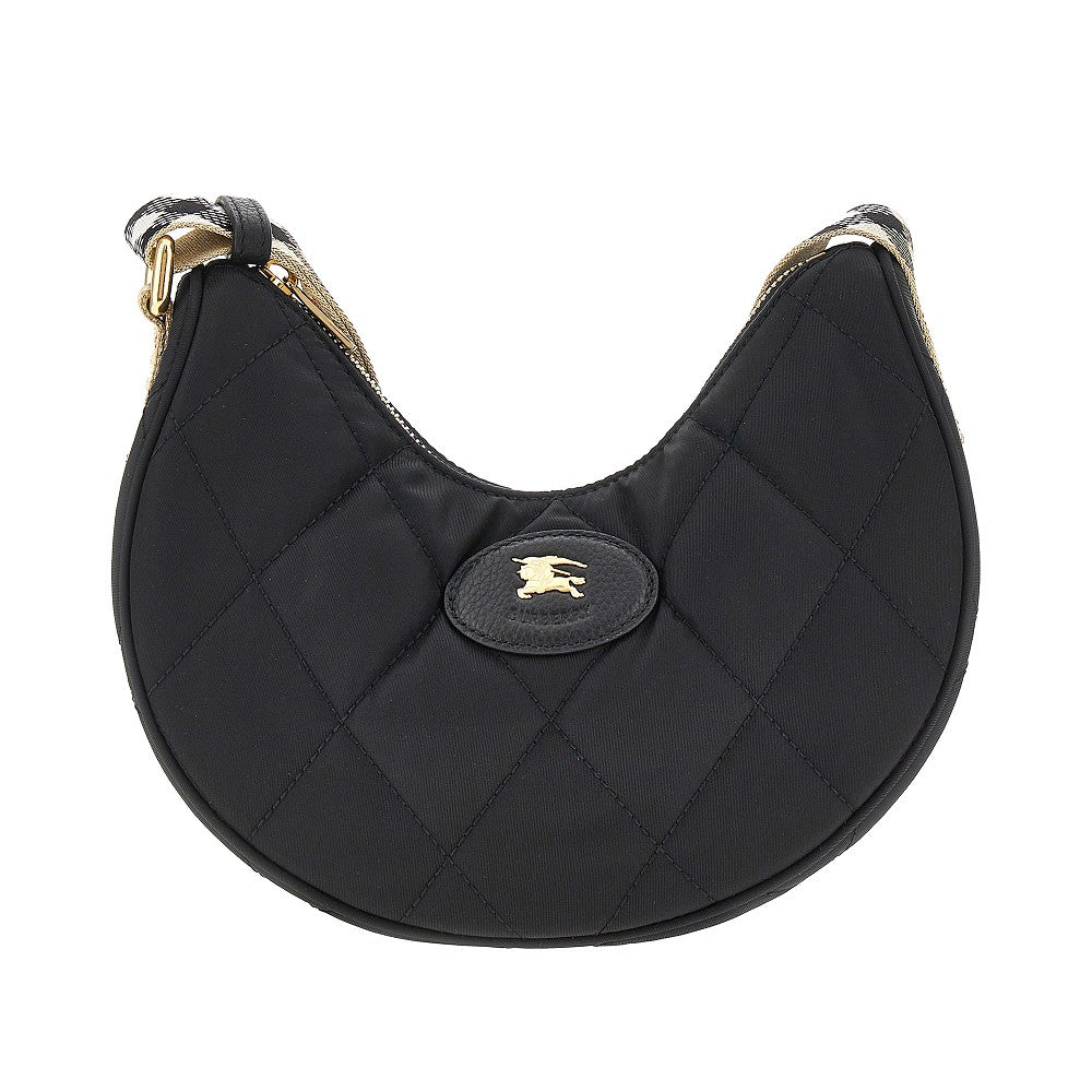 'Horseshoe' nylon crossbody bag