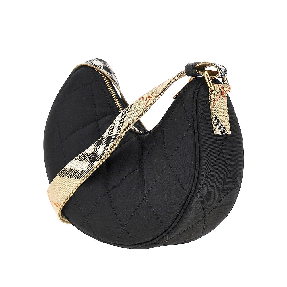 'Horseshoe' nylon crossbody bag