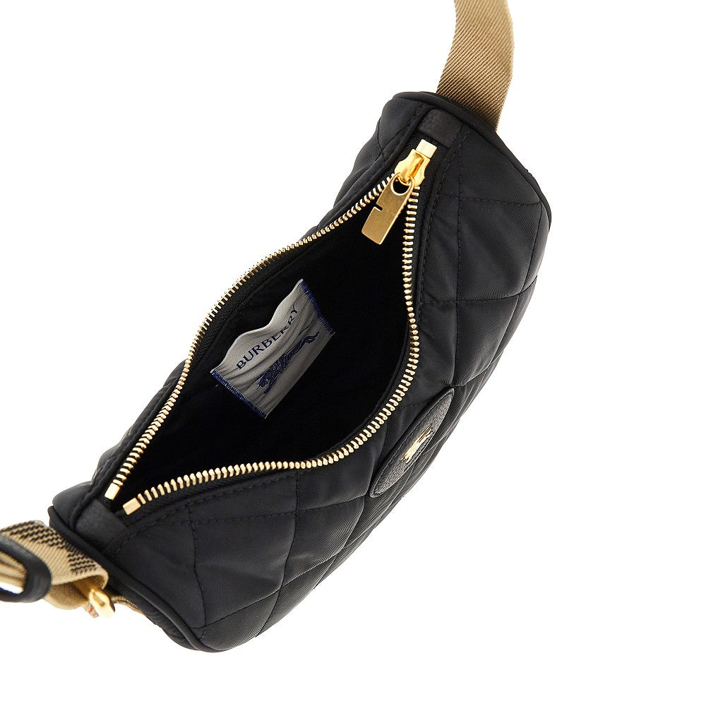 'Horseshoe' nylon crossbody bag