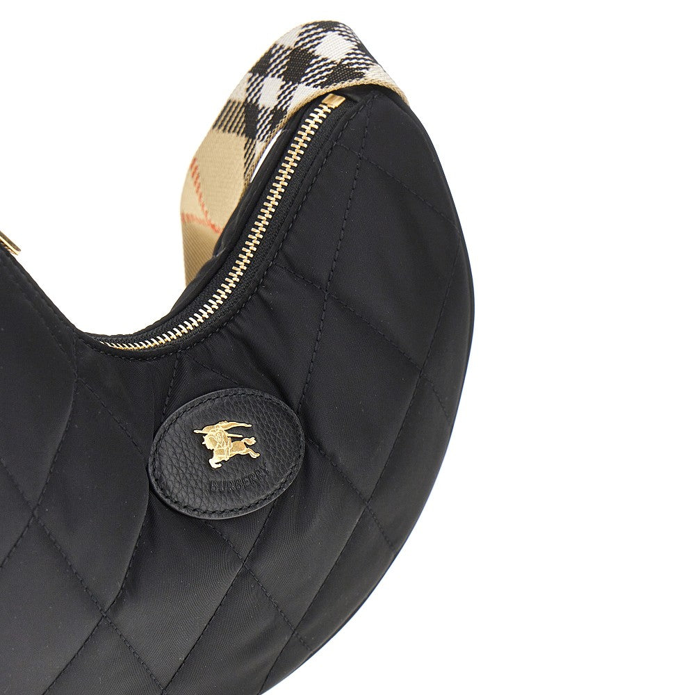 'Horseshoe' nylon crossbody bag